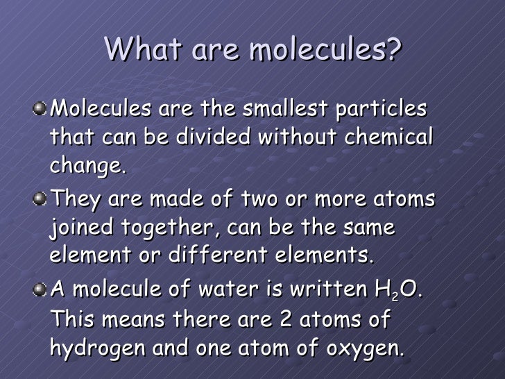 Atoms, Molecules, And Matter