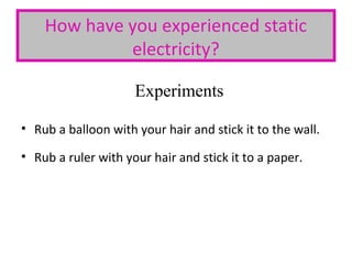 Atom,static electricity | PPT