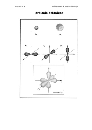 ATOMÍSTICA            Ricardo Feltre • Setsuo Yoshinaga



             orbitais atômicos
 