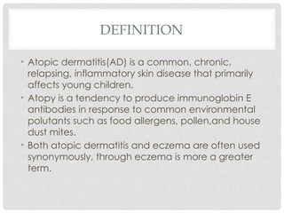 Atopic Definition Comprehensive Overview of Atopic Dermatitis: Definition and ...
