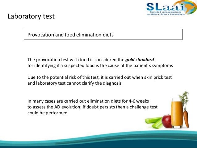 atopic dermatitis position paper latin american society of allergy performed 53 laboratory test provocation and food elimination diets