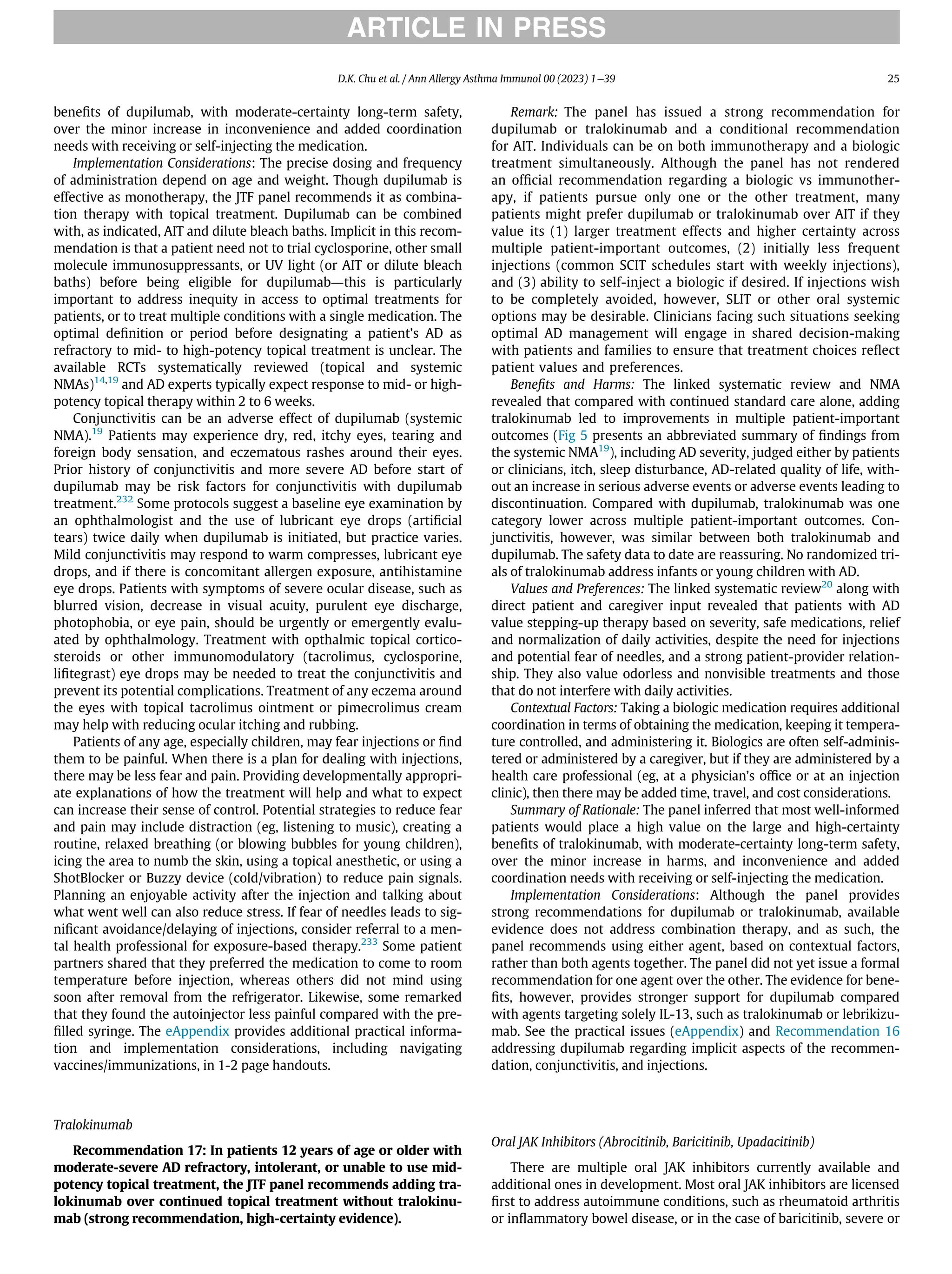 Atopic Dermatitis Guidelines 2023.pdf pediatria | PDF