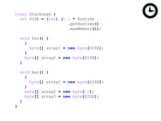 A topology of memory leaks on the JVM | PPTX