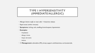 Atopy & Hypersensitivity Reactions Presentation by Dr Dele-Ijagbulu | PPTX