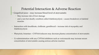 Cholesterol Lowering Medication - Atorvastatin | PPTX