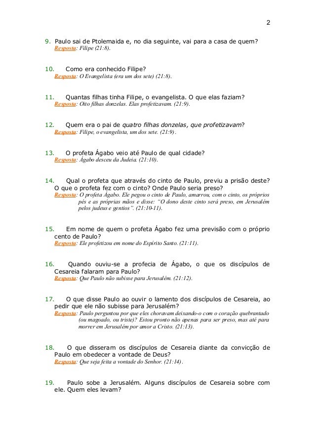 Perguntas E Respostas Sobre O Livro