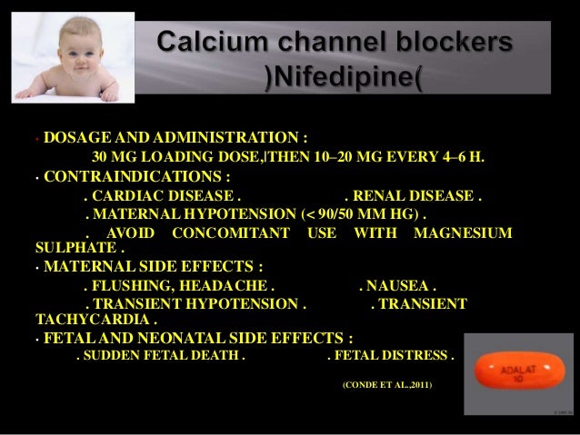 Nifedipine Dose Preterm Labor