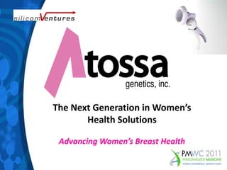 The Next Generation in Women’s Health SolutionsAdvancing Women’s Breast Health