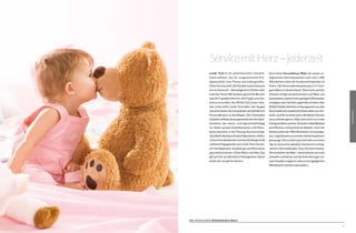 3938
ServicemitHerz–jederzeit
Lands’ End ist ein amerikanisches Lifestyle-
Unternehmen, das für ausgezeichnete Pro-
duktqualität, faire Preise und außergewöhn-
lichenServicesteht.DieKundenkaufenbequem
vonzuHauseein–überwiegendviaTelefonoder
Internet. Rund 500 bestens geschulte Berater
sind 24/7 gebührenfrei für alle Fragen zum Sor-
timent erreichbar. Die ATOSS Call Center Solu-
tion unterstützt Lands’ End dabei, den Spagat
zwischenbesterServicequalitätundoptimierten
Personalkosten zu bewältigen. Der Dienstplan
entstehtaufBasisdesprognostiziertenAnrufauf-
kommens, das saison- und tageszeitabhängig
ist. Dabei werden Qualifikationen und Mitar-
beiterwünsche in der Planung berücksichtigt.
JuliaBarth,BusinessAnalystOperations,erklärt:
»UnsereKundenberatersinddasAushängeschild
und die Erfolgsgarantie von Lands’ End. Da müs-
sen Verfügbarkeit, Ausbildung und Motivation
ganz einfach passen.« Ohne Wenn und Aber. Das
gilt auch für das Workforce Management. Daran
lassen wir uns gerne messen.
Auch beim Versandhaus Walz mit seinen er-
folgreichen Vertriebsmarken und rund 1.400
Mitarbeitern steht die Kundenzufriedenheit im
Fokus. Die Personaleinsatzplanung in 51 Fach-
geschäften in Deutschland, Österreich und der
Schweiz erfolgt umsatzorientiert auf Basis von
Kassendaten,damitimmergenügendMitarbeiter
verfügbarsind.DieFührungskräfteerhaltenüber
ATOSS Mobile Workforce Management aus den
StoresjederzeittopaktuelleKennzahlenzurVer-
kaufs- und Personalsituation. Bei Bedarf können
siesozeitnahagieren.Walzsetztnichtnurinden
FachgeschäftenundderZentraleinBadWaldsee
auf Effizienz und optimierte Abläufe. Auch die
Arbeitszeiten der 400 Mitarbeiter im hauseige-
nen Logistikzentrum werden bedarfsoptimiert
gemanagt. Denn Lieferung innerhalb von einem
Tag ist inzwischen gelebter Standard im erfolg-
reichen Versandhandel. Dazu Richard Kessler,
PersonalleiterbeiWalz:»Heutekönnenwirnoch
schneller und besser auf die Anforderungen un-
serer Kunden reagieren und uns im tagtäglichen
Wettbewerb bestens behaupten.«
Bild: ATOSS KUNDE VERSANDHAUS WALZ
HANDEL
 