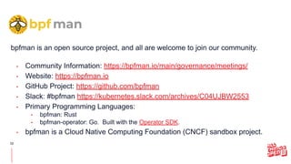 The Open Source Ecosystem for eBPF in Kubernetes | PDF