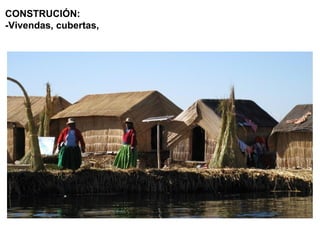 CONSTRUCIÓN: 
-Vivendas, cubertas, 
 