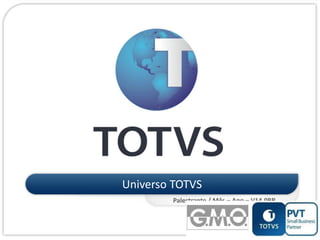 Universo TOTVS
Palestrante / Mês – Ano – V14.0BR

 