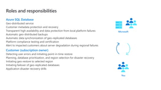 A Tour of Azure SQL Databases (NOVA SQL UG 2020) | PDF