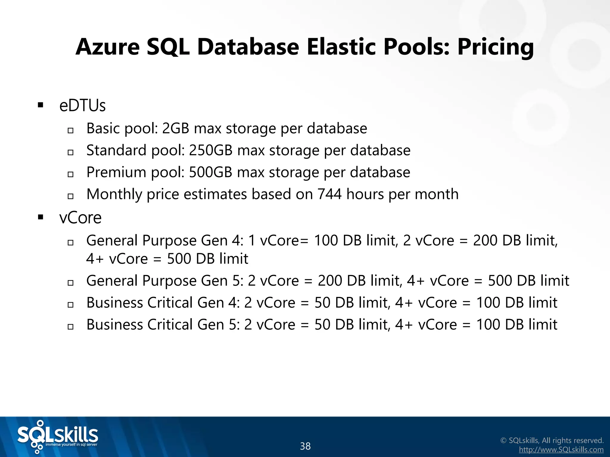 Azure SQL Database Introduction by Tim Radney | PPT
