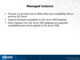 Azure SQL Database Introduction by Tim Radney | PDF