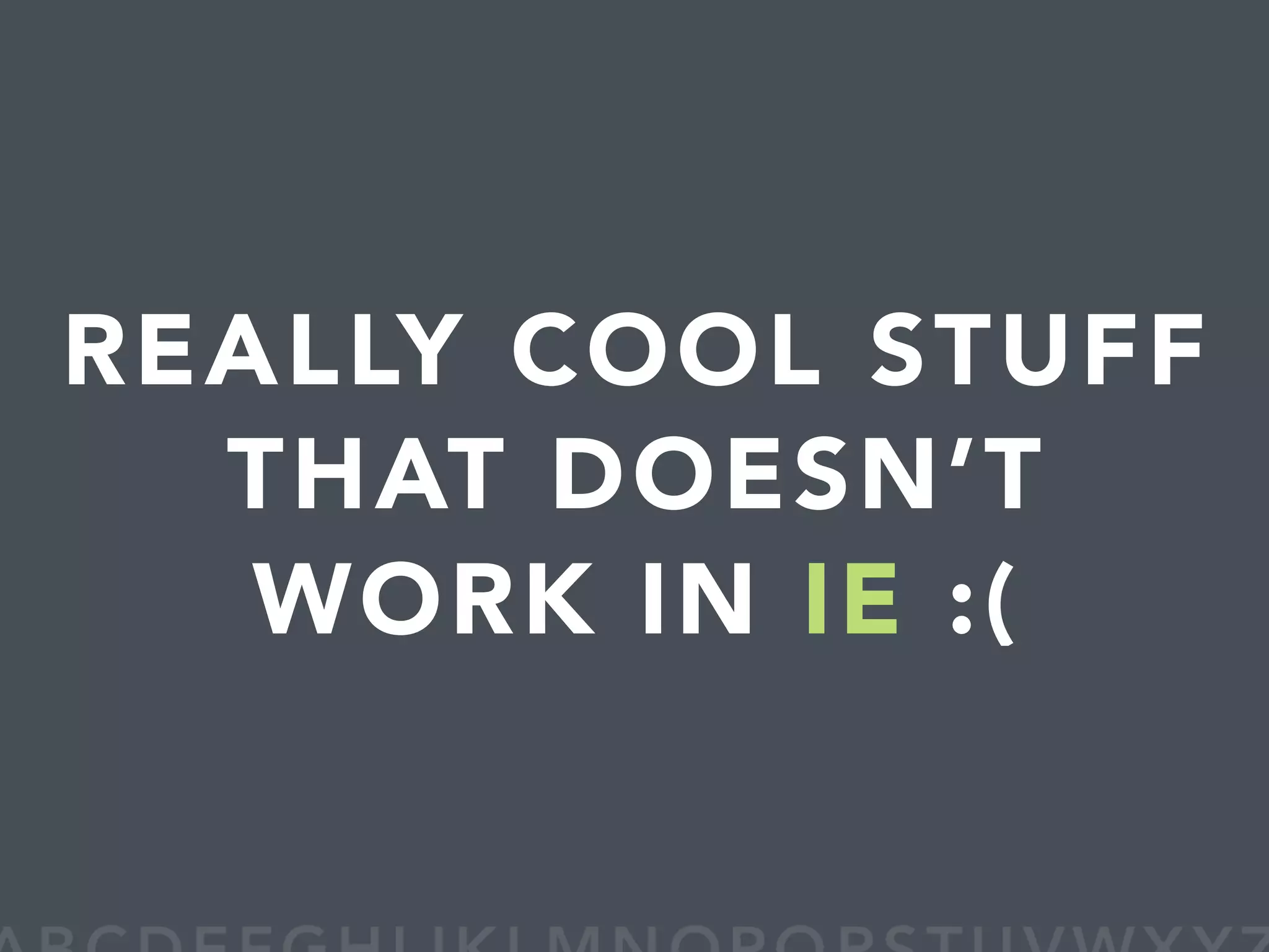 WDE08 BULLETPROOF A to Z