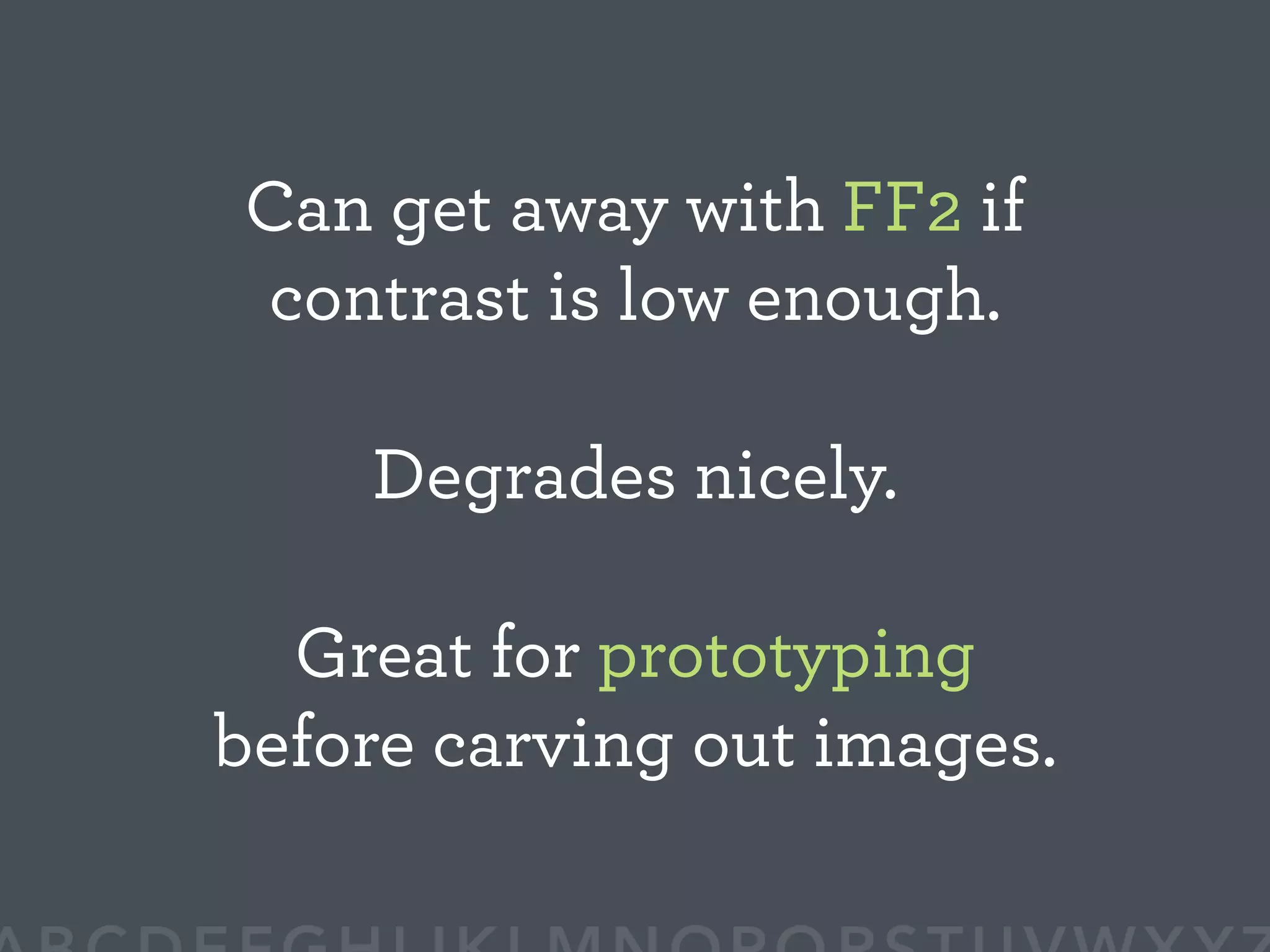 WDE08 BULLETPROOF A to Z