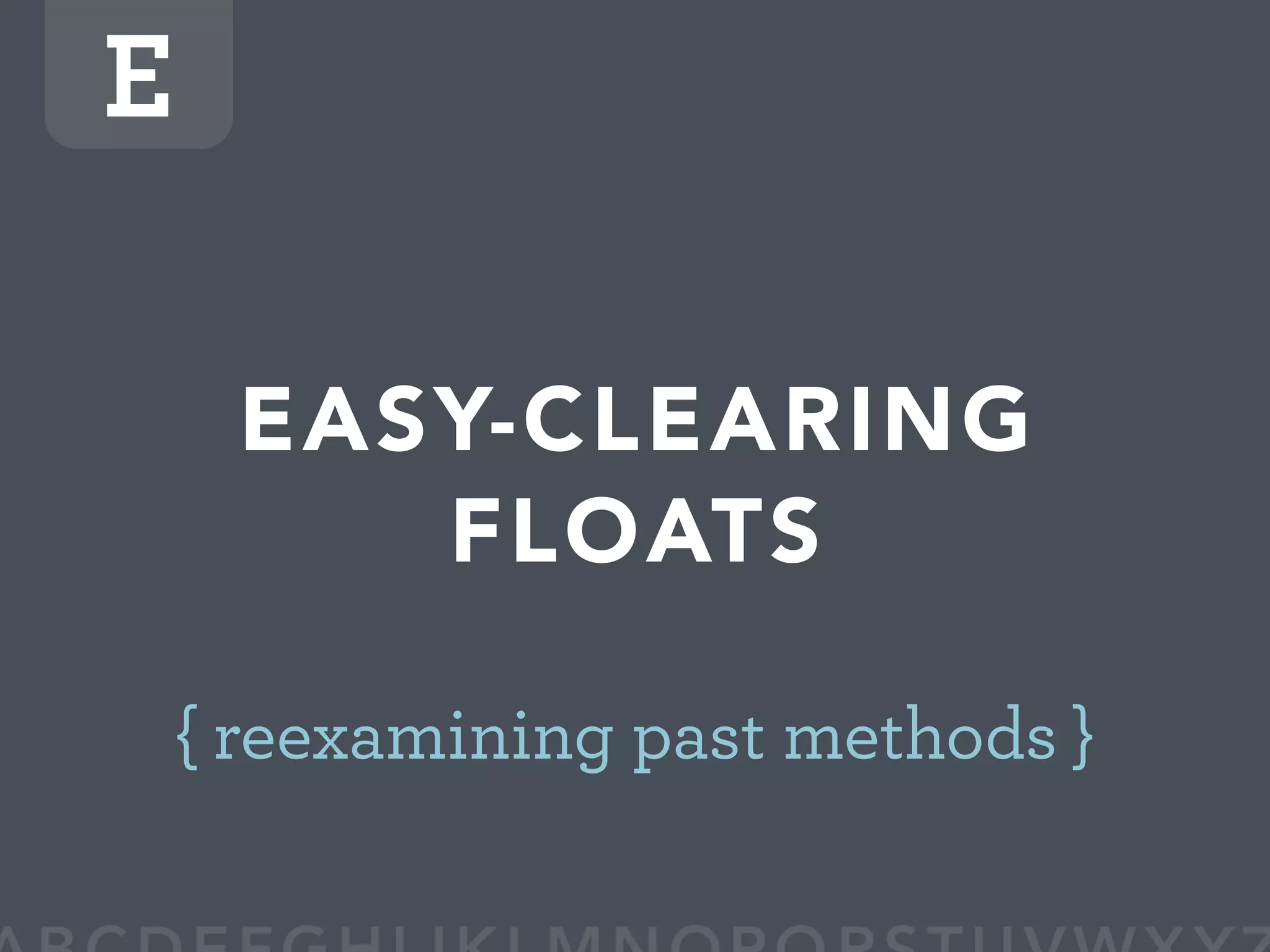 WDE08 BULLETPROOF A to Z