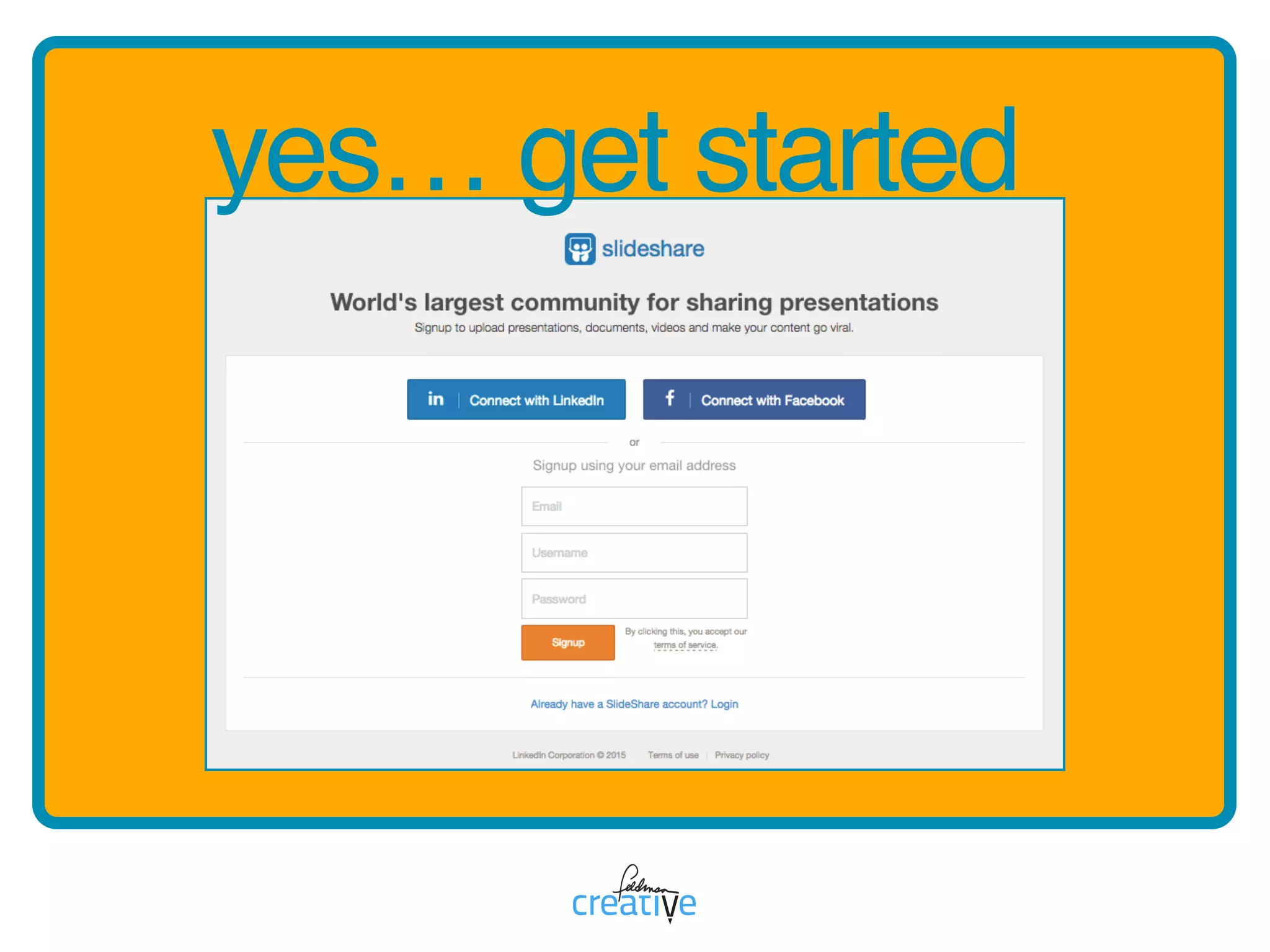 yes… get started
 