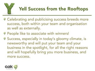 A to Z of Building a Winning Team Slide 27