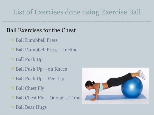 A to z of exercise stability ball
