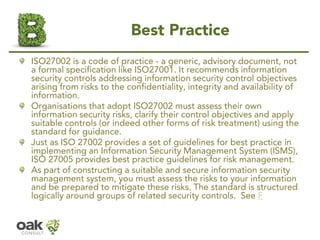 A to Z of Information Security Management