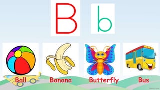 Alphabet Review :A To Z With Words For Preschool
