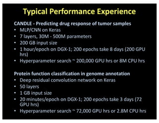 A Vision for Exascale, Simulation, and Deep Learning Slide 65