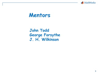 Alan Turing and His Connections to MATLAB - MATLAB & Simulink