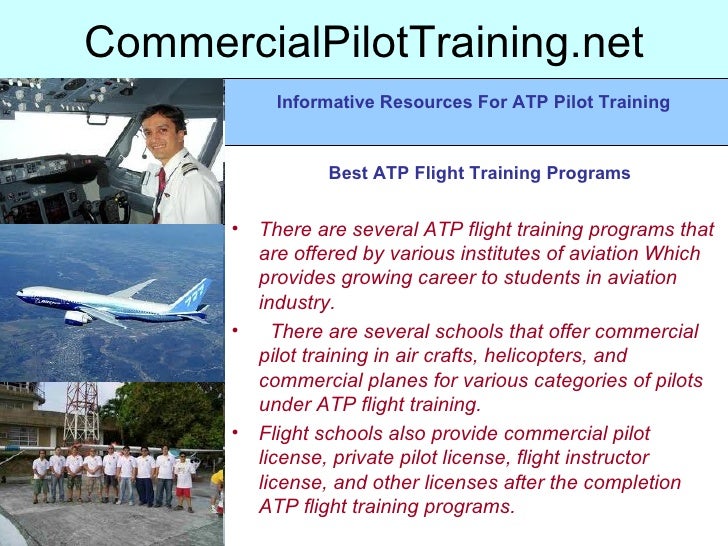 Basic Requirements for Aviation ATP Flight Training