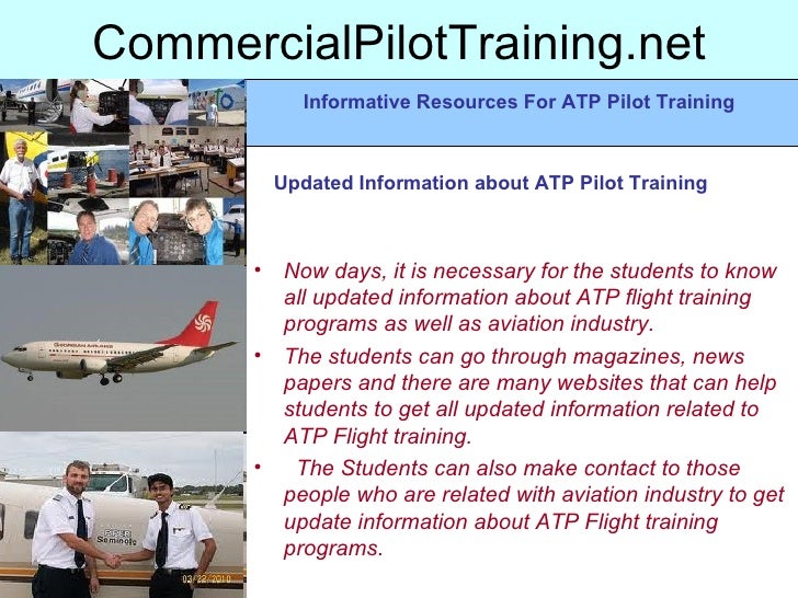 Basic Requirements for Aviation ATP Flight Training