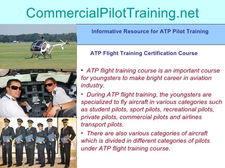 Basic Requirements for Aviation ATP Flight Training