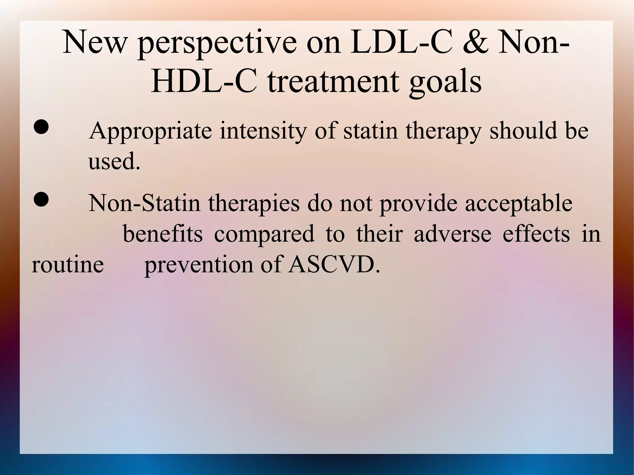 ATP IV Guideline for Blood cholesterol level | PPT
