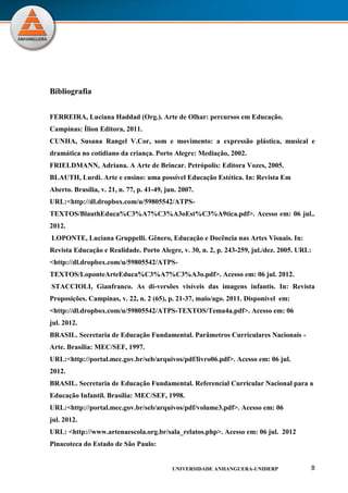 Atps de artes, criatividade e recreação | PDF