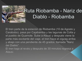 Atracciones Turisticas de Riobamba