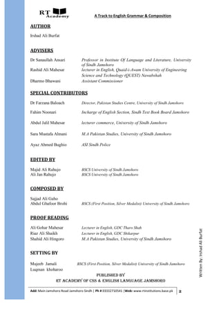 A track to english grammar and composition | PDF