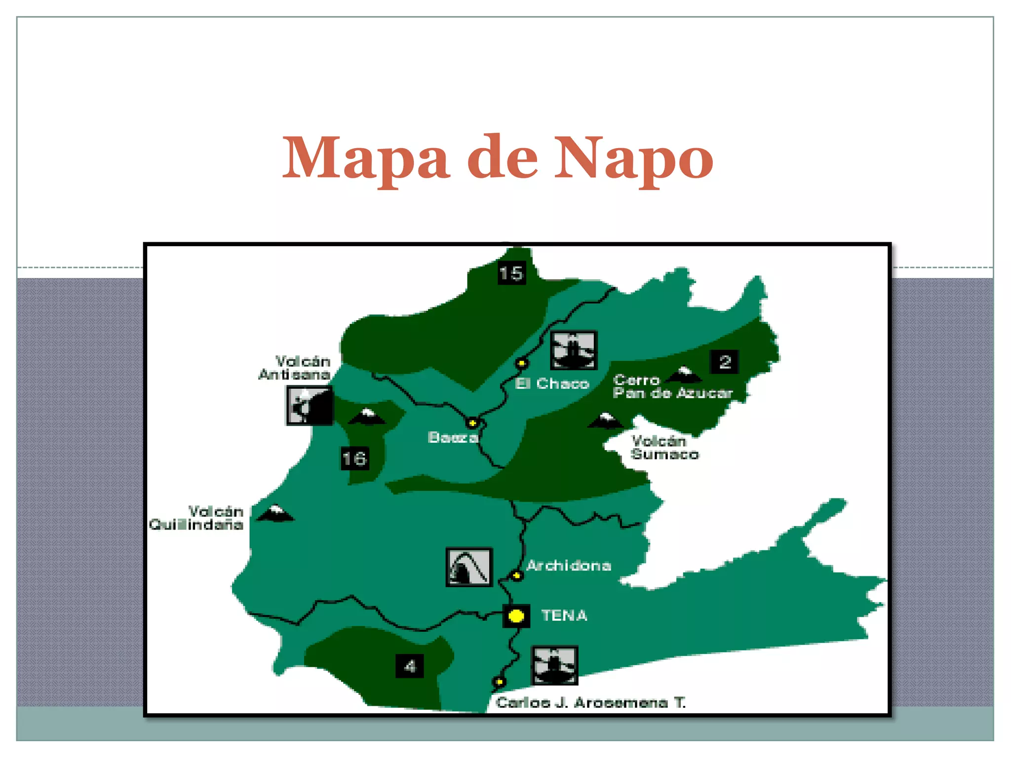 Atractivos turisticos de de napo