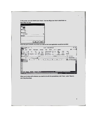 A trade support guide to macros & vba for ms excel | PDF