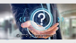Cómo lo lograremos?
Cómo lo lograremos?
 