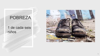 13
1
3
POBREZA
1 de cada seis
niños
 