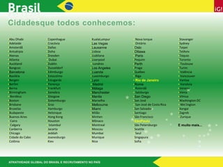 Atratividade global do brasil e recrutamento no país