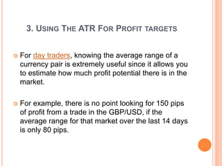Atr 1 Example Atr(average true range) | PPTX