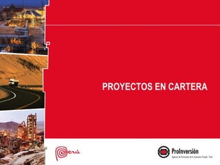 PROYECTOS EN CARTERA

 