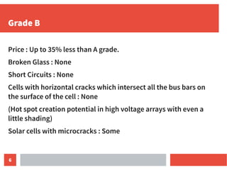 Grading of Solar Panels. | PPT