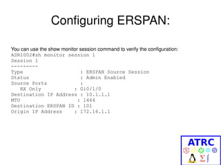 CISCO CCIE SPAN RSPAN ERSPAN | ODP