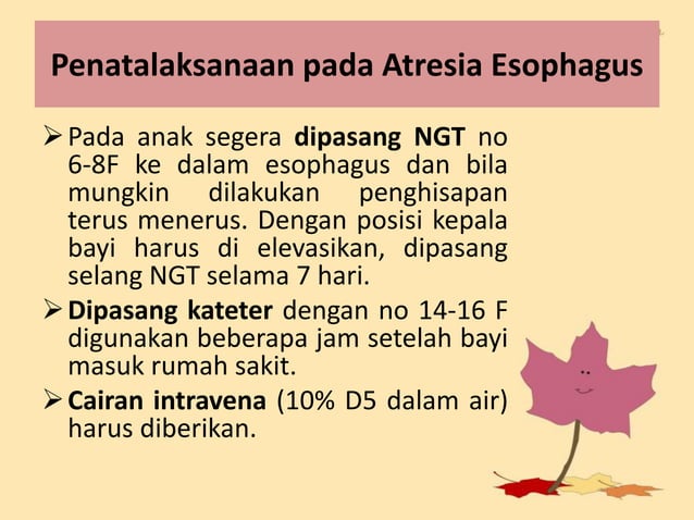 Atresia Esofagus | PPTX