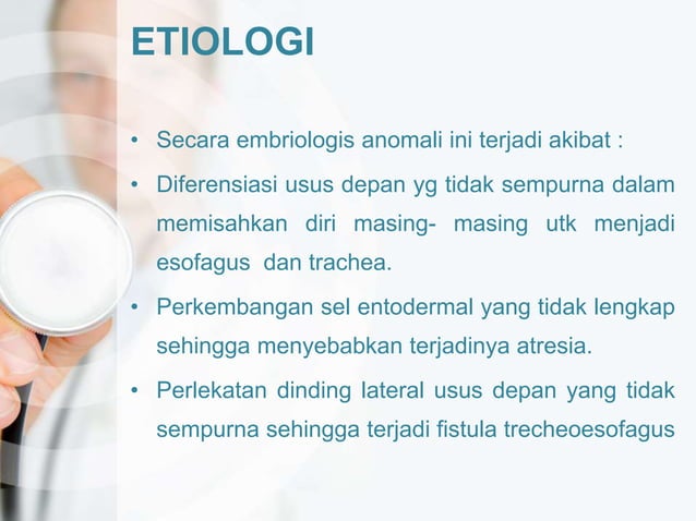 Atresia esofagus | PPTX