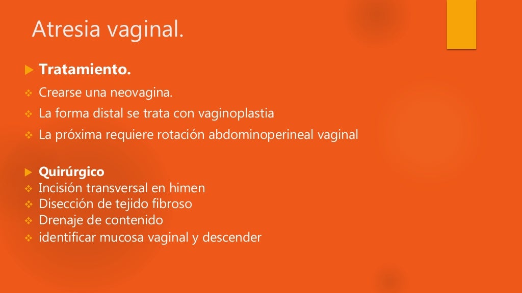Atresia vaginal