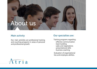 Atria   training & coaching