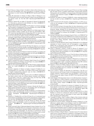 77. Zuin M, Roncon L, Passaro A, Bosi C, Cervellati C, Zuliani G. Risk of dementia in pa­
tients with atrial fibrillation: short versus long follow-up. A systematic review and
meta-analysis. Int J Geriatr Psychiatry 2021;36:1488–500. https://doi.org/10.1002/gps.
5582
78. Mobley AR, Subramanian A, Champsi A, Wang X, Myles P, McGreavy P, et al.
Thromboembolic events and vascular dementia in patients with atrial fibrillation and
low apparent stroke risk. Nat Med 2024. https://doi.org/10.1038/s41591-024-
03049-9.
79. Wijtvliet E, Tieleman RG, van Gelder IC, Pluymaekers N, Rienstra M, Folkeringa RJ,
et al. Nurse-led vs. usual-care for atrial fibrillation. Eur Heart J 2020;41:634–41.
https://doi.org/10.1093/eurheartj/ehz666
80. Wong CX, Brooks AG, Lau DH, Leong DP, Sun MT, Sullivan T, et al. Factors associated
with the epidemic of hospitalizations due to atrial fibrillation. Am J Cardiol 2012;110:
1496–9. https://doi.org/10.1016/j.amjcard.2012.07.011
81. Dai H, Zhang Q, Much AA, Maor E, Segev A, Beinart R, et al. Global, regional, and na­
tional prevalence, incidence, mortality, and risk factors for atrial fibrillation, 1990–
2017: results from the Global Burden of Disease Study 2017. Eur Heart J Qual Care
Clin Outcomes 2021;7:574–82. https://doi.org/10.1093/ehjqcco/qcaa061
82. Țica O, Țica O, Bunting KV, deBono J, Gkoutos GV, Popescu MI, et al. Post-mortem
examination of high mortality in patients with heart failure and atrial fibrillation. BMC
Med 2022;20:331. https://doi.org/10.1186/s12916-022-02533-8
83. Bassand JP, Virdone S, Badoz M, Verheugt FWA, Camm AJ, Cools F, et al. Bleeding and
related mortality with NOACs and VKAs in newly diagnosed atrial fibrillation: results
from the GARFIELD-AF registry. Blood Adv 2021;5:1081–91. https://doi.org/10.1182/
bloodadvances.2020003560
84. Pokorney SD, Piccini JP, Stevens SR, Patel MR, Pieper KS, Halperin JL, et al. Cause of
death and predictors of all-cause mortality in anticoagulated patients with nonvalvular
atrial fibrillation: data from ROCKET AF. J Am Heart Assoc 2016;5:e002197. https://doi.
org/10.1161/JAHA.115.002197
85. Granada J, Uribe W, Chyou PH, Maassen K, Vierkant R, Smith PN, et al. Incidence and
predictors of atrial flutter in the general population. J Am Coll Cardiol 2000;36:2242–6.
https://doi.org/10.1016/S0735-1097(00)00982-7
86. Vadmann H, Nielsen PB, Hjortshoj SP, Riahi S, Rasmussen LH, Lip GY, et al. Atrial flut­
ter and thromboembolic risk: a systematic review. Heart 2015;101:1446–55. https://
doi.org/10.1136/heartjnl-2015-307550
87. Lelorier P, Humphries KH, Krahn A, Connolly SJ, Talajic M, Green M, et al. Prognostic
differences between atrial fibrillation and atrial flutter. Am J Cardiol 2004;93:647–9.
https://doi.org/10.1016/j.amjcard.2003.11.042
88. Biblo LA, Yuan Z, Quan KJ, Mackall JA, Rimm AA. Risk of stroke in patients with atrial
flutter. Am J Cardiol 2001;87:346–9, A9. https://doi.org/10.1016/S0002-9149(00)
01374-6
89. Corrado G, Sgalambro A, Mantero A, Gentile F, Gasparini M, Bufalino R, et al.
Thromboembolic risk in atrial flutter. The FLASIEC (FLutter Atriale Società Italiana
di Ecografia Cardiovascolare) multicentre study. Eur Heart J 2001;22:1042–51.
https://doi.org/10.1053/euhj.2000.2427
90. Lin YS, Chen TH, Chi CC, Lin MS, Tung TH, Liu CH, et al. Different implications of
heart failure, ischemic stroke, and mortality between nonvalvular atrial fibrillation
and atrial flutter–a view from a national cohort study. J Am Heart Assoc 2017;6:
e006406. https://doi.org/10.1161/JAHA.117.006406
91. Giehm-Reese M, Johansen MN, Kronborg MB, Jensen HK, Gerdes C, Kristensen J, et al.
Discontinuation of oral anticoagulation and risk of stroke and death after ablation for
typical atrial flutter: a nation-wide Danish cohort study. Int J Cardiol 2021;333:110–6.
https://doi.org/10.1016/j.ijcard.2021.02.057
92. Gallagher C, Rowett D, Nyfort-Hansen K, Simmons S, Brooks AG, Moss JR, et al.
Patient-centered educational resources for atrial fibrillation. JACC Clin Electrophysiol
2019;5:1101–14. https://doi.org/10.1016/j.jacep.2019.08.007
93. Chung MK, Fagerlin A, Wang PJ, Ajayi TB, Allen LA, Baykaner T, et al. Shared decision
making in cardiac electrophysiology procedures and arrhythmia management. Circ
Arrhythm Electrophysiol 2021;14:e007958. https://doi.org/10.1161/CIRCEP.121.
007958
94. Wang PJ, Lu Y, Mahaffey KW, Lin A, Morin DP, Sears SF, et al. A randomized clinical
trial to evaluate an atrial fibrillation stroke prevention shared decision-making pathway.
J Am Heart Assoc 2022;12:e028562. https://doi.org/10.1161/JAHA.122.028562
95. Seaburg L, Hess EP, Coylewright M, Ting HH, McLeod CJ, Montori VM. Shared
decision making in atrial fibrillation: where we are and where we should be going.
Circulation 2014;129:704–10. https://doi.org/10.1161/CIRCULATIONAHA.113.
004498
96. Zhang J, Lenarczyk R, Marin F, Malaczynska-Rajpold K, Kosiuk J, Doehner W, et al. The
interpretation of CHA2DS2-VASc score components in clinical practice: a joint survey
by the European Heart Rhythm Association (EHRA) scientific initiatives committee,
the EHRA young electrophysiologists, the Association of Cardiovascular Nursing
and Allied Professionals, and the European Society of Cardiology council on stroke.
Europace 2021;23:314–22. https://doi.org/10.1093/europace/euaa358
97. Omoush A, Aloush S, Albashtawy M, Rayan A, Alkhawaldeh A, Eshah N, et al. Nurses’
knowledge of anticoagulation therapy for atrial fibrillation patients: effectiveness of an
educational course. Nurs Forum 2022;57:825–32. https://doi.org/10.1111/nuf.12770
98. Heidbuchel H, Dagres N, Antz M, Kuck KH, Lazure P, Murray S, et al. Major knowledge
gaps and system barriers to guideline implementation among European physicians
treating patients with atrial fibrillation: a European Society of Cardiology international
educational needs assessment. Europace 2018;20:1919–28. https://doi.org/10.1093/
europace/euy039
99. Bunting KV, Van Gelder IC, Kotecha D. STEEER-AF: a cluster-randomized education
trial from the ESC. Eur Heart J 2020;41:1952–4. https://doi.org/10.1093/eurheartj/
ehaa421
100. Tanner FC, Brooks N, Fox KF, Gonçalves L, Kearney P, Michalis L, et al. ESC core cur­
riculum for the cardiologist. Eur Heart J 2020;41:3605–92. https://doi.org/10.1093/
eurheartj/ehaa641
101. Astin F, Carroll D, De Geest S, Fernandez-Oliver AL, Holt J, Hinterbuchner L, et al. A
core curriculum for the continuing professional development of nurses working in car­
diovascular settings: developed by the education committee of the Council on
Cardiovascular Nursing and Allied Professions (CCNAP) on behalf of the European
Society of Cardiology. Eur J Cardiovasc Nurs 2015;14:S1–17. https://doi.org/10.1177/
1474515115580905
102. Sterlinski M, Bunting KV, Boriani G, Boveda S, Guasch E, Mont L, et al. STEEER-AF Trial
Team. Design and deployment of the STEEER-AF trial to evaluate and improve guide­
line adherence: a cluster-randomised trial by the European Society of Cardiology and
European Heart Rhythm Association. Europace 2024:euae178. https://doi.org/
10.1093/europace/euae178
103. Vinereanu D, Lopes RD, Bahit MC, Xavier D, Jiang J, Al-Khalidi HR, et al. A multifaceted
intervention to improve treatment with oral anticoagulants in atrial fibrillation
(IMPACT-AF): an international, cluster-randomised trial. Lancet 2017;390:1737–46.
https://doi.org/10.1016/S0140-6736(17)32165-7
104. Franchi C, Antoniazzi S, Ardoino I, Proietti M, Marcucci M, Santalucia P, et al.
Simulation-based education for physicians to increase oral anticoagulants in hospita­
lized elderly patients with atrial fibrillation. Am J Med 2019;132:e634–47. https://doi.
org/10.1016/j.amjmed.2019.03.052
105. Baicus C, Delcea C, Dima A, Oprisan E, Jurcut C, Dan GA. Influence of decision aids on
oral anticoagulant prescribing among physicians: a randomised trial. Eur J Clin Invest
2017;47:649–58. https://doi.org/10.1111/eci.12786
106. Ono F, Akiyama S, Suzuki A, Ikeda Y, Takahashi A, Matsuoka H, et al. Impact of care
coordination on oral anticoagulant therapy among patients with atrial fibrillation in
routine clinical practice in Japan: a prospective, observational study. BMC Cardiovasc
Disord 2019;19:235. https://doi.org/10.1186/s12872-019-1216-y
107. Ferguson C, Hickman LD, Phillips J, Newton PJ, Inglis SC, Lam L, et al. An mHealth
intervention to improve nurses’ atrial fibrillation and anticoagulation knowledge and
practice: the EVICOAG study. Eur J Cardiovasc Nurs 2019;18:7–15. https://doi.org/
10.1177/1474515118793051
108. Lip GY, Laroche C, Popescu MI, Rasmussen LH, Vitali-Serdoz L, Dan GA, et al.
Improved outcomes with European Society of Cardiology guideline-adherent antith­
rombotic treatment in high-risk patients with atrial fibrillation: a report from the
EORP-AF general pilot registry. Europace 2015;17:1777–86. https://doi.org/10.1093/
europace/euv269
109. Linde C, Bongiorni MG, Birgersdotter-Green U, Curtis AB, Deisenhofer I, Furokawa T,
et al. Sex differences in cardiac arrhythmia: a consensus document of the European
Heart Rhythm Association, endorsed by the Heart Rhythm Society and Asia Pacific
Heart Rhythm Society. Europace 2018;20:1565–1565ao. https://doi.org/10.1093/
europace/euy067
110. Camm AJ, Accetta G, Al Mahmeed W, Ambrosio G, Goldhaber SZ, Haas S, et al.
Impact of gender on event rates at 1 year in patients with newly diagnosed non-valvular
atrial fibrillation: contemporary perspective from the GARFIELD-AF registry. BMJ
Open 2017;7:e014579. https://doi.org/10.1136/bmjopen-2016-014579
111. Emdin CA, Wong CX, Hsiao AJ, Altman DG, Peters SA, Woodward M, et al. Atrial
fibrillation as risk factor for cardiovascular disease and death in women compared
with men: systematic review and meta-analysis of cohort studies. BMJ 2016;532:
h7013. https://doi.org/10.1136/bmj.h7013
112. Tomasdottir M, Friberg L, Hijazi Z, Lindback J, Oldgren J. Risk of ischemic stroke and
utility of CHA2 DS2 -VASc score in women and men with atrial fibrillation. Clin Cardiol
2019;42:1003–9. https://doi.org/10.1002/clc.23257
113. Kloosterman M, Chua W, Fabritz L, Al-Khalidi HR, Schotten U, Nielsen JC, et al. Sex
differences in catheter ablation of atrial fibrillation: results from AXAFA-AFNET 5.
Europace 2020;22:1026–35. https://doi.org/10.1093/europace/euaa015
114. Benjamin EJ, Thomas KL, Go AS, Desvigne-Nickens P, Albert CM, Alonso A, et al.
Transforming atrial fibrillation research to integrate social determinants of health: a na­
tional heart, lung, and blood institute workshop report. JAMA Cardiol 2023;8:182–91.
https://doi.org/10.1001/jamacardio.2022.4091
115. Karlsson LO, Nilsson S, Bang M, Nilsson L, Charitakis E, Janzon M. A clinical decision
support tool for improving adherence to guidelines on anticoagulant therapy in pa­
tients with atrial fibrillation at risk of stroke: a cluster-randomized trial in a Swedish
primary care setting (the CDS-AF study). PLoS Med 2018;15:e1002528. https://doi.
org/10.1371/journal.pmed.1002528
3386 ESC Guidelines
Downloaded
from
https://academic.oup.com/eurheartj/article/45/36/3314/7738779
by
guest
on
21
October
2024
 